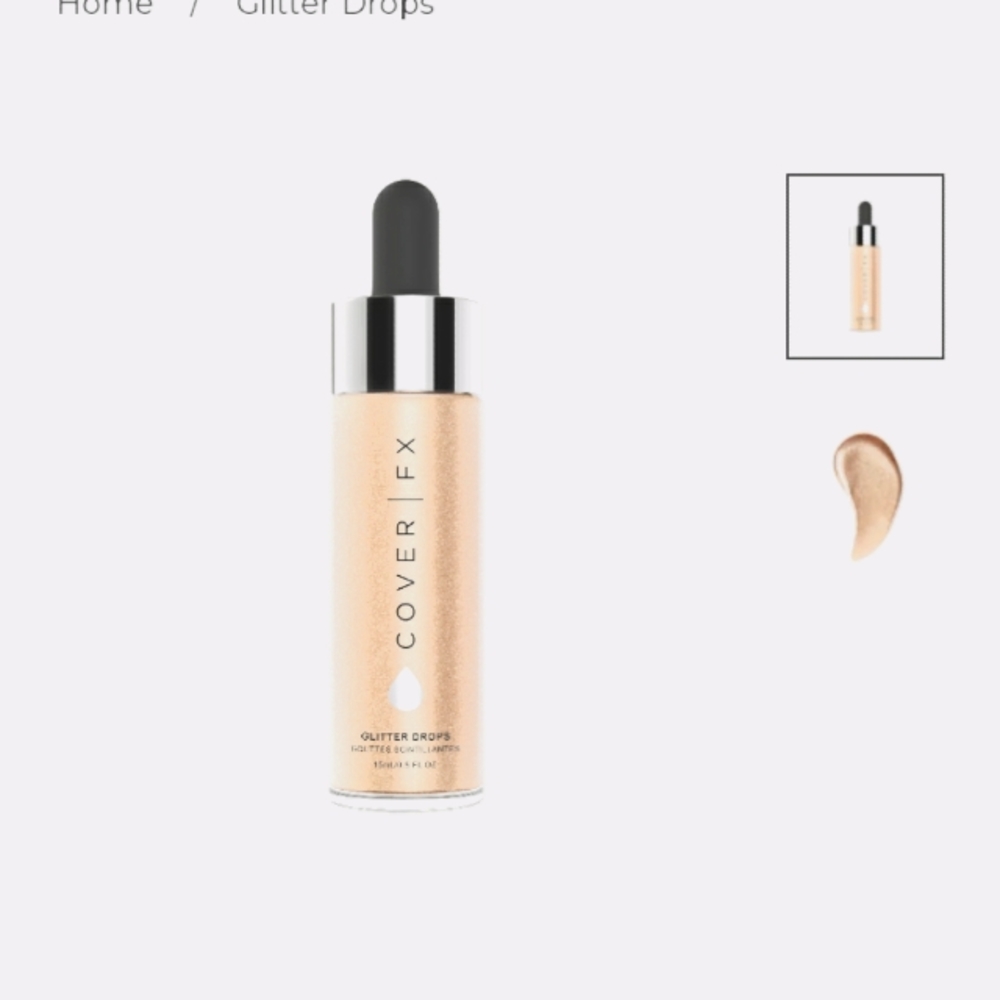 Cover FX GLITTER DROPS in Nova.